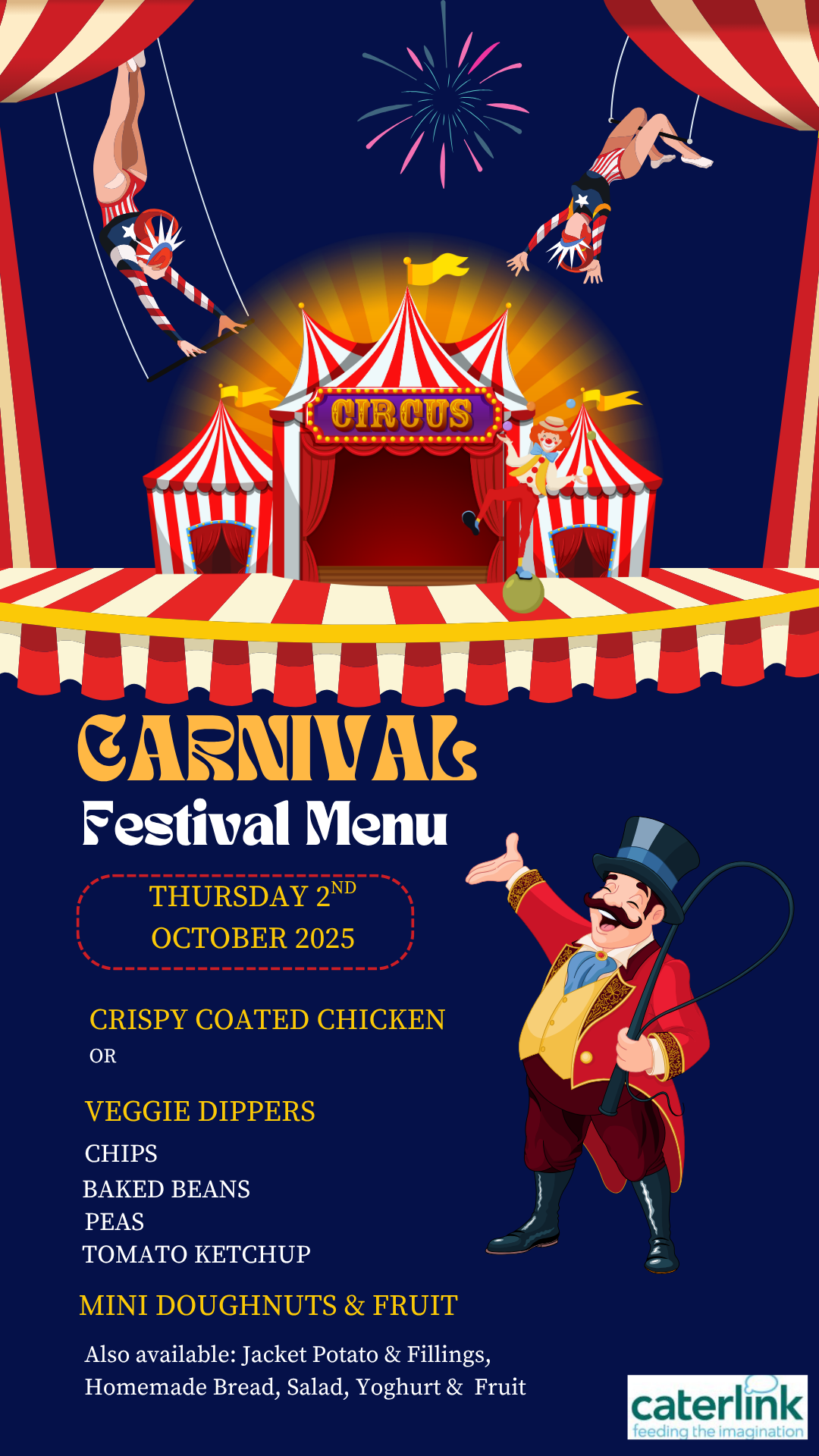 Kent & TKAT Census Menu 2nd October 2025